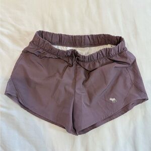 Abercrombie & Fitch Active Athletic Shorts in Purple